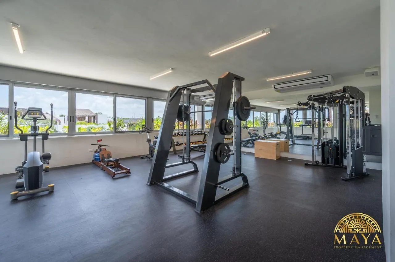 טולום Nhoa 306A Lux 2Br Condo Top Jungle View Aldea Zama בית נופש