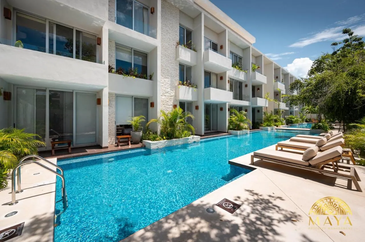 טולום Nhoa 306A Lux 2Br Condo Top Jungle View Aldea Zama מקסיקו