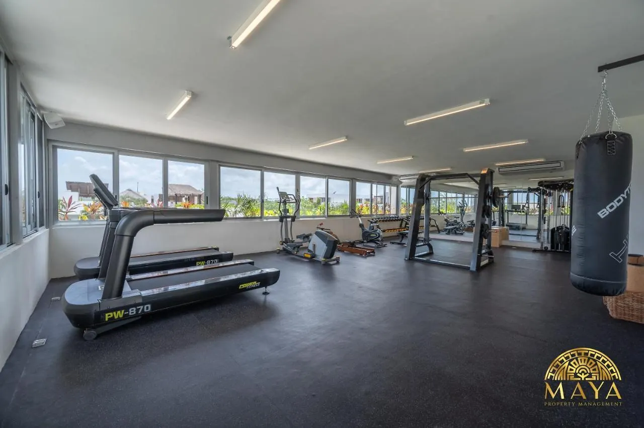 בית נופש טולום Nhoa 306A Lux 2Br Condo Top Jungle View Aldea Zama
