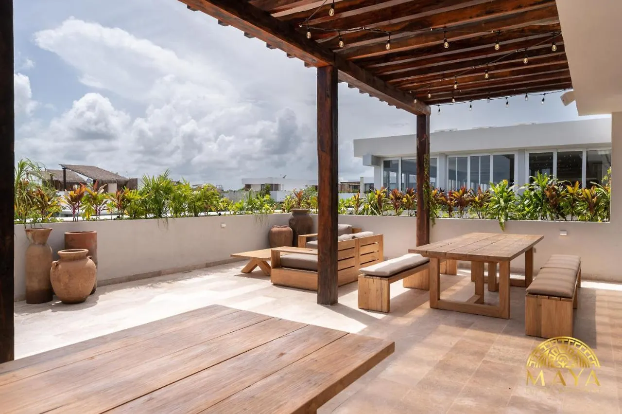 בית נופש טולום Nhoa 306A Lux 2Br Condo Top Jungle View Aldea Zama